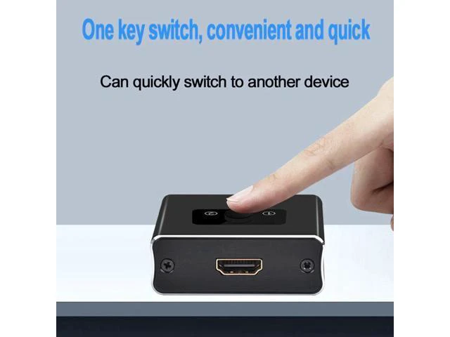 Alt view image 3 of 6 - Switch,HDMI 2.0 Splitter 2 X 1/1 X 2. No External Power Required, Aluminum Alloy