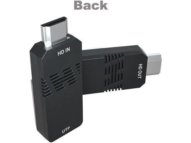 Alt view image 6 of 6 - 1 Pair 50M 1080P 60Hz Video Extension Adapter HDMI-compatible Exender RJ45 Lan E