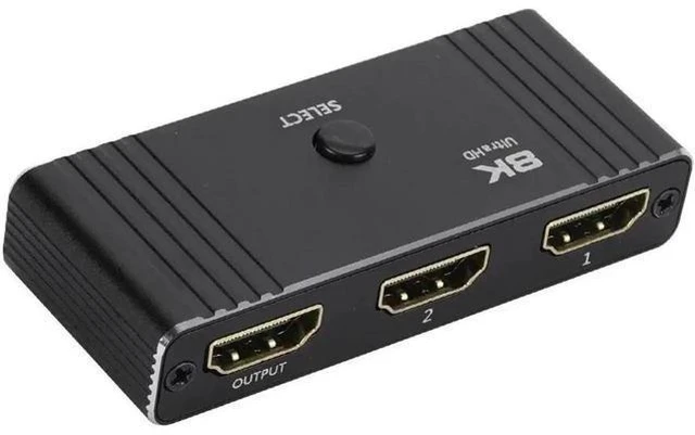 Alt view image 5 of 6 - 8K HDMI Switch 8k60hz 4K@120Hz Switcher 2 in 1 Out Bi-Direction Switch 1080p@240