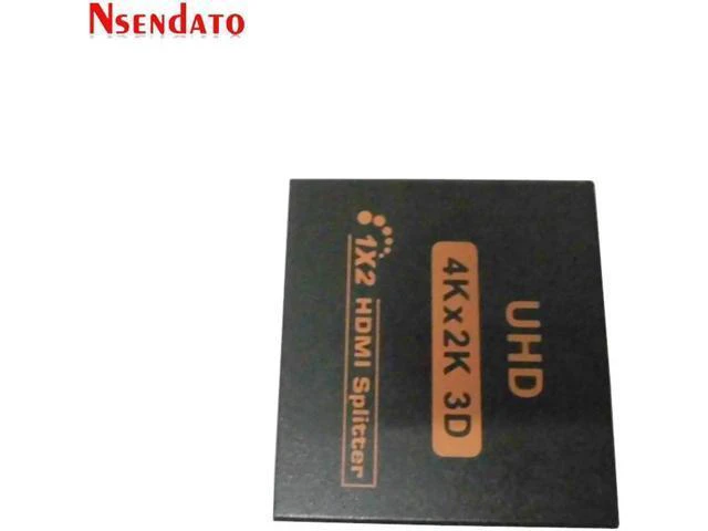 Alt view image 5 of 6 - 1 In 2 Out UHD HDMI 1.4 Adapter Splitter 1X2 4Kx2K 30Hz HDMI1.4 Switcher Convert