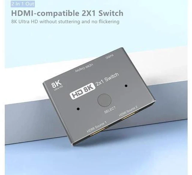Main image of 8K HDMI-compatible 2.1 Directional Switch Ultra High Speed 48Gbps HD 8K@60Hz 4K@