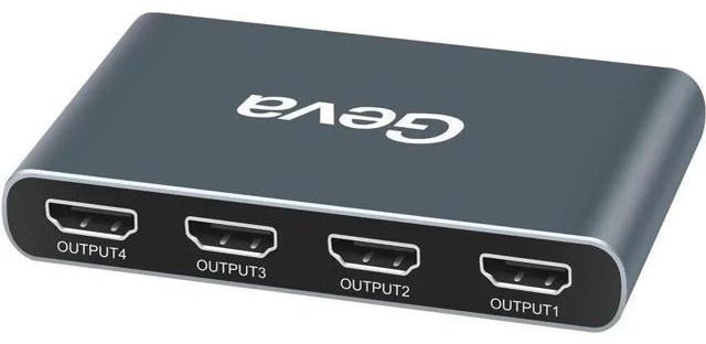 Alt view image 3 of 6 - HDMI-compatible 2.0 Splitter 1 in 4 Out 4K@60Hz HD 1x4 Splitter SST Duplicate/Mi