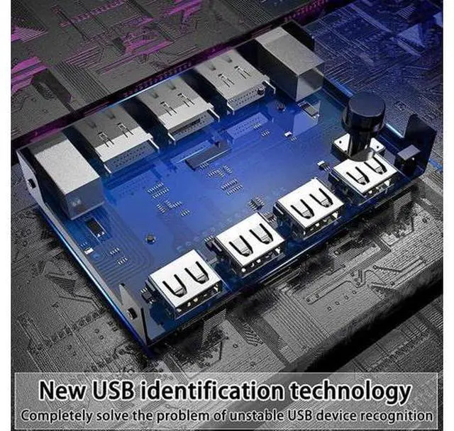 Main image of 2 In 1 Out DP KVM Switch USB PC Dual Monitor HDMI-Compatible Switcher 4K 60Hz Di