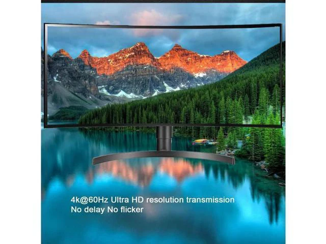 Alt view image 3 of 7 - 5 Ports HDMI Switch with Remote - HDMI Switcher 5 in 1 Out, HDMI Switcher 4K, 5