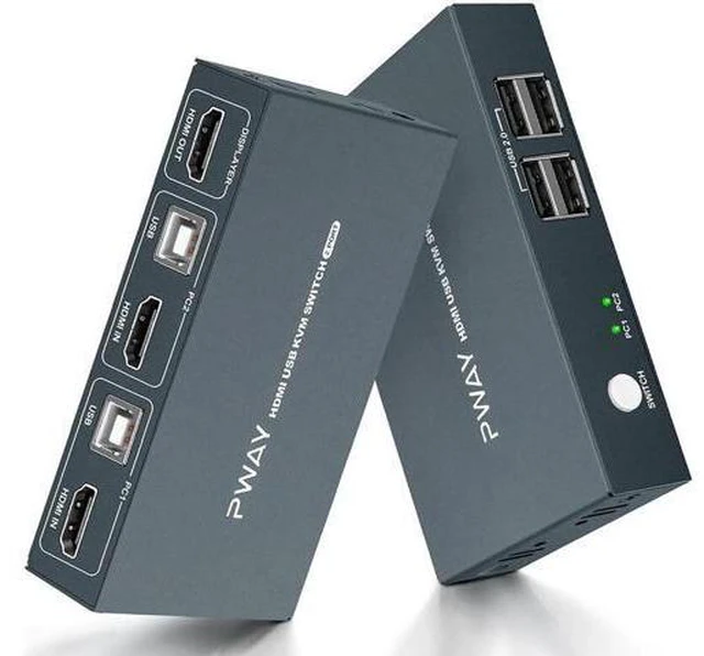 Alt view image 2 of 6 - KVM Switch Support 4K 3D USB Switcher for Xiaomi Mi Box Keyboard Mouse Sharing D