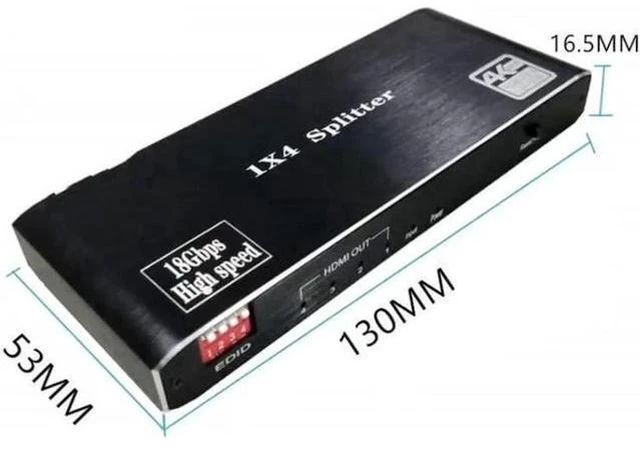 Main image of 4K@60hz HDR HDMI 2.0 Splitter 1 In 4 Out HD Transmission EDID Management Support