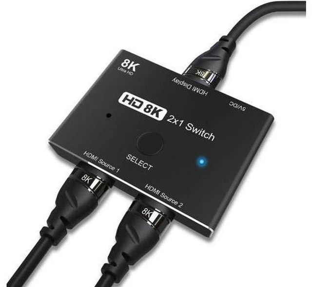 Main image of HDMI-compatible 2.1 2 in 1 out Ultra speed 48Gbps 8K@60Hz 4K@120Hz Switch adapte