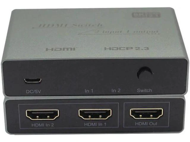 Alt view image 5 of 6 - HDMI 2.1-compatible 2 in 1 out Ultra speed 8k@60Hz and downward Switch adapter W