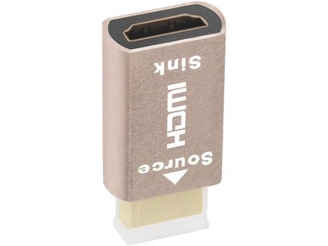 Alt view image 4 of 6 - 4X HDMI Lock Screen Signal Holder KVM HDMI2.0 Virtual Adapter EDID DDC Dummy Plu