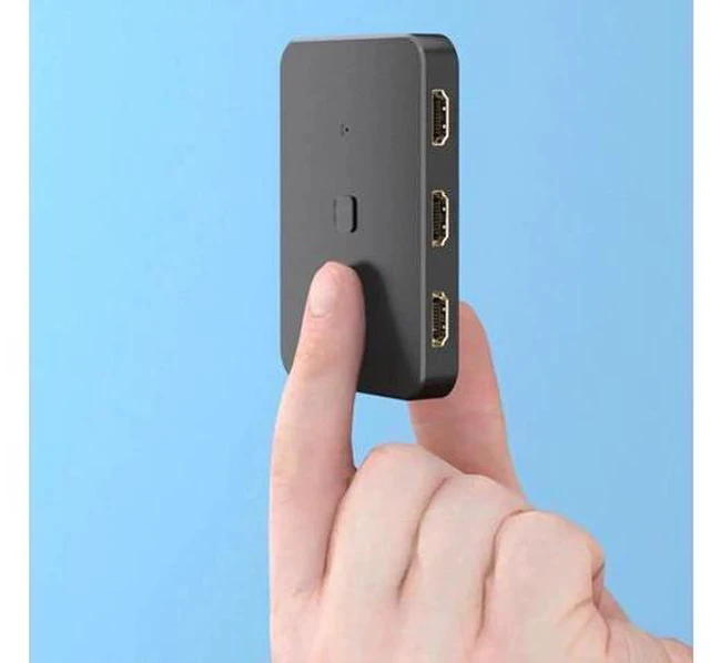 Alt view image 4 of 5 - 4K KVM Switcher for PCs Sharing 1 Monitor Scanner 3X1 HDMI-compatible USB3.0 Top
