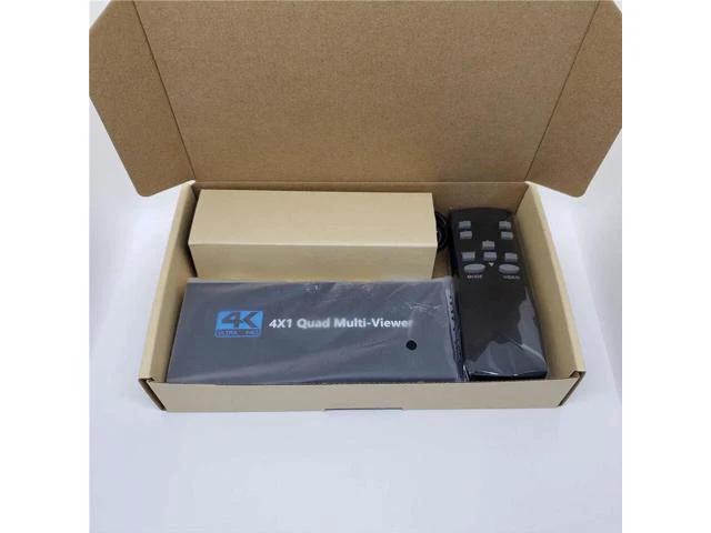 Alt view image 6 of 6 - 4x1 Multi-viewer switcher 4K Seamless Quad Screen Real Time Multi Viewer Splitte
