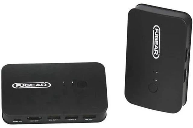 Alt view image 4 of 6 - 2 Ports KVM Switch HDMI-compatible 2 Input 1Output Two Computer Device Share Dis
