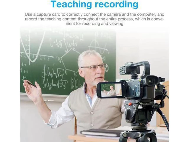 Alt view image 2 of 7 - 4K Video Capture Card with HDMI Loop 3.5mm R/L Stereo/MIC Output HD 1080P Broadc