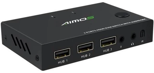 Alt view image 4 of 7 - 2 Ports TYPE-C HDMI KVM Switch 4Kx2K@30Hz 2 In 1 Out Keyboard Mouse and Printer