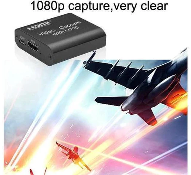 Alt view image 6 of 7 - 4K HDMI Capture Card USB 2.0 1080P Grabber Phone Video Capture with Loop Output