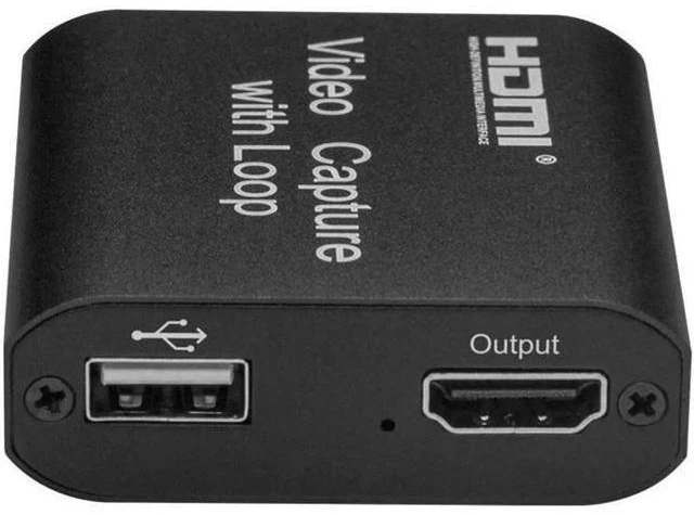Alt view image 7 of 7 - 4K HDMI Capture Card USB 2.0 1080P Grabber Phone Video Capture with Loop Output