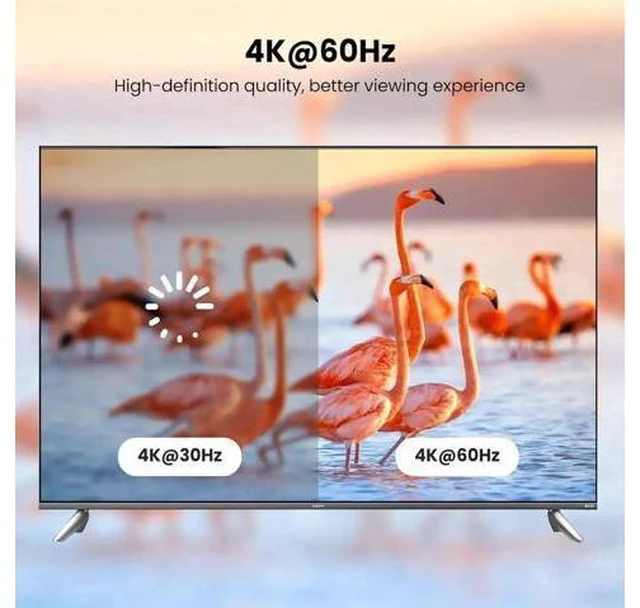 Alt view image 5 of 7 - UGREEN Micro HDMI to HDMI Cable Adapter 4K 60Hz Ethernet Audio Return Channel Co