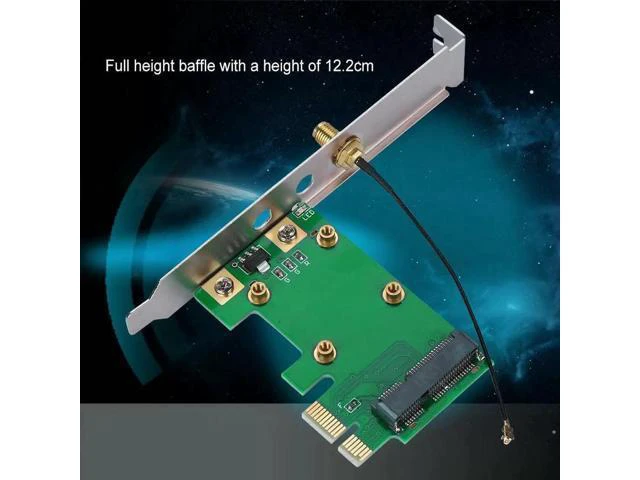 Alt view image 2 of 5 - PC MiniPCI-E To PCI-E Wireless WiFi Replacement Professional Add On Network Lapt