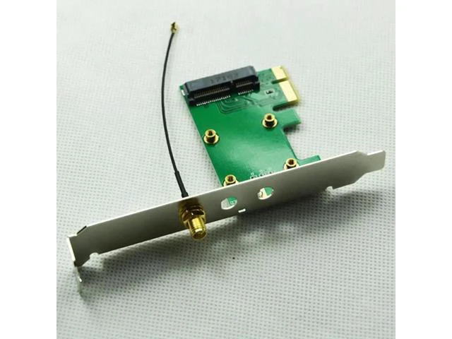 Alt view image 3 of 5 - PC MiniPCI-E To PCI-E Wireless WiFi Replacement Professional Add On Network Lapt