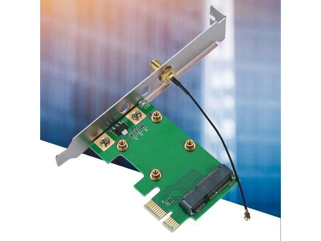 Alt view image 4 of 5 - PC MiniPCI-E To PCI-E Wireless WiFi Replacement Professional Add On Network Lapt