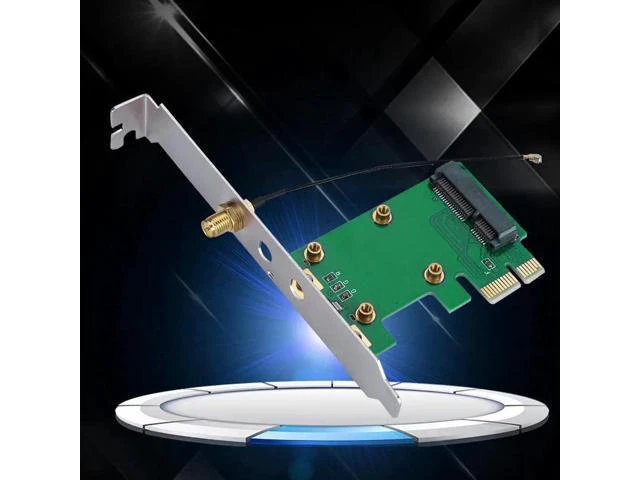 Alt view image 5 of 5 - PC MiniPCI-E To PCI-E Wireless WiFi Replacement Professional Add On Network Lapt
