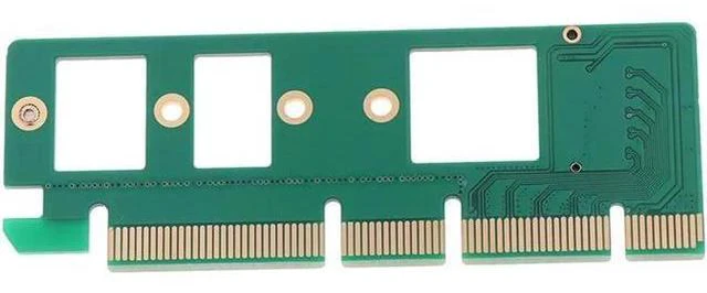 Alt view image 5 of 5 - M.2 NGFF SSD To PCI-E PCI Express 3.0 16x X4 Adapter Riser Card Adapter Converte