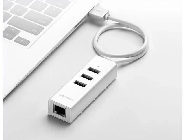Alt view image 5 of 5 - USB 2.0 Ethernet for Windows 8/10 Android TV Set-top Box USB 2.0 HUB to RJ45 USB