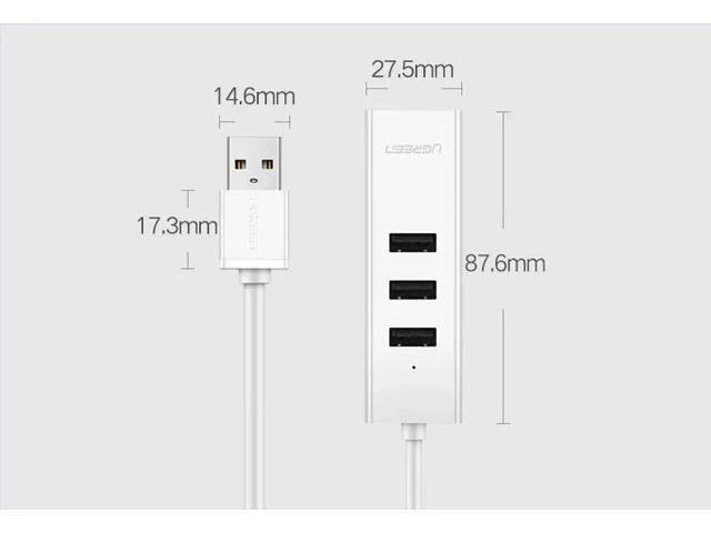 Alt view image 4 of 5 - USB 2.0 Ethernet for Windows 8/10 Android TV Set-top Box USB 2.0 HUB to RJ45 USB