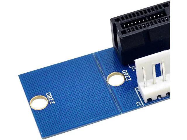 Alt view image 5 of 5 - New NGFF M2 M.2 to PCI-E 4x 1x Slot Riser Card Adapter Male To Female PCIE Multi