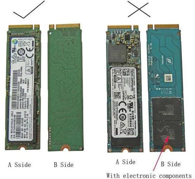 Alt view image 2 of 5 - For SSD Adapter For Macbook Air SSD Adapter NVMe PCIe M.2 M Key for Macbook Air