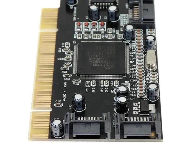 Alt view image 2 of 5 - PCI adapter 4 Ports RAID to PCI Adapter controller card For Desktop/Computer