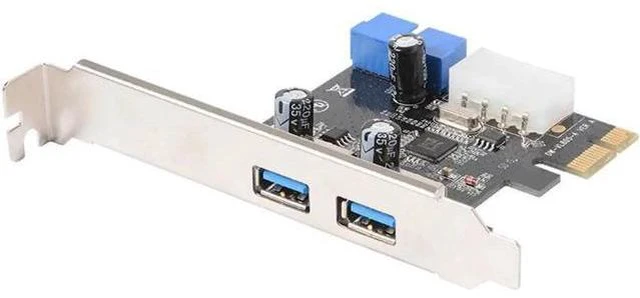 Main image of For PCI-E Durable 2 Port Components USB 3.0 Expansion Card Power Connector Conve