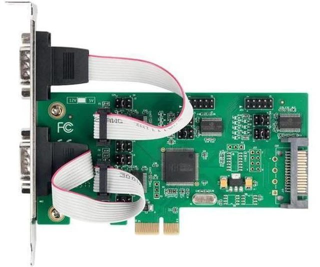 Alt view image 5 of 5 - PCI express 4 port Serial card Industrial Multi RS-232 DB9 COM port adapter for