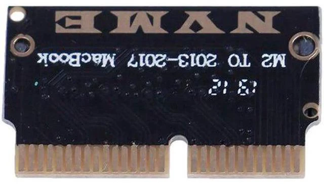 Alt view image 2 of 5 - Adapter M2 to for Macbook Air 2013 2014 2015 M.2 MKey PCIe X4 NGFF to for Laptop
