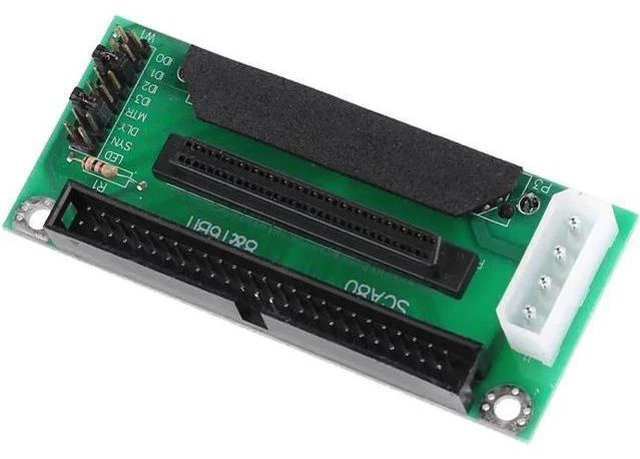 Alt view image 2 of 5 - SCA 80 Pin to 68Pin to 50 Pin IDE Hard Disk Adapter Converter Card Module Board