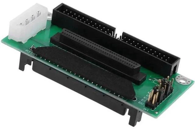 Alt view image 5 of 5 - SCA 80 Pin to 68Pin to 50 Pin IDE Hard Disk Adapter Converter Card Module Board