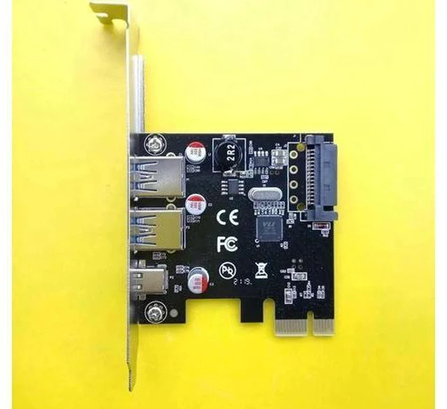 Alt view image 2 of 5 - 3.1 Type C Pcie Expansion Card Pci-E To 1 Type C And 2 Type A 3.0 Adapter Pci Ex