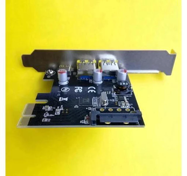 Alt view image 4 of 5 - 3.1 Type C Pcie Expansion Card Pci-E To 1 Type C And 2 Type A 3.0 Adapter Pci Ex