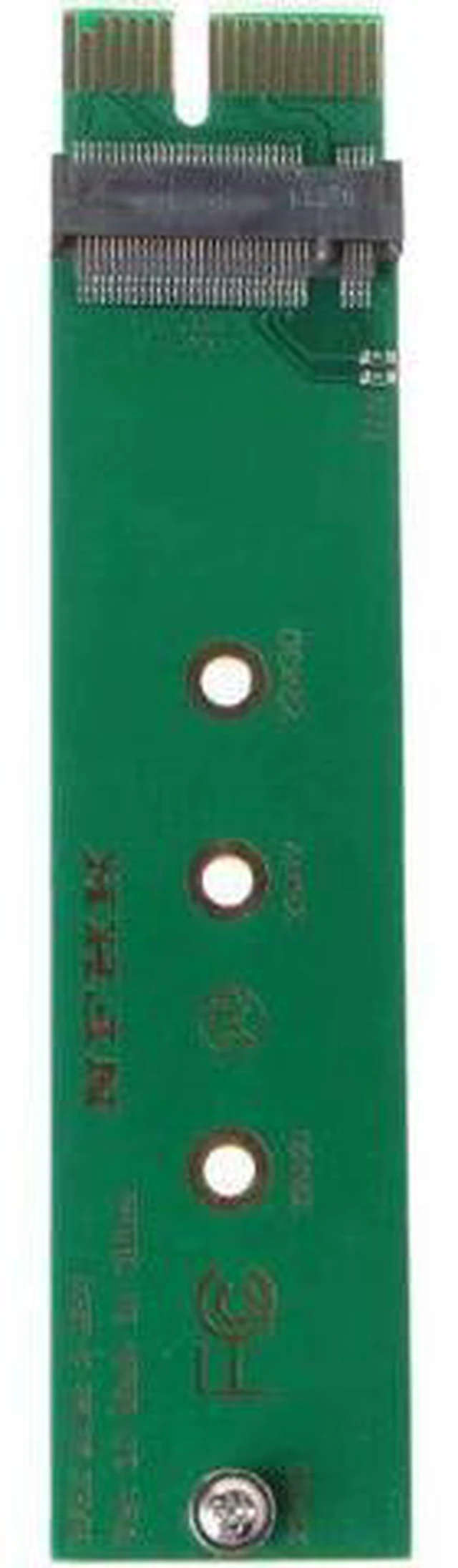 Alt view image 4 of 4 - PCI-E 3.0 1x x1 to NGFF M-key M key M.2 NVME AHCI SSD Vertical Adapter Card for