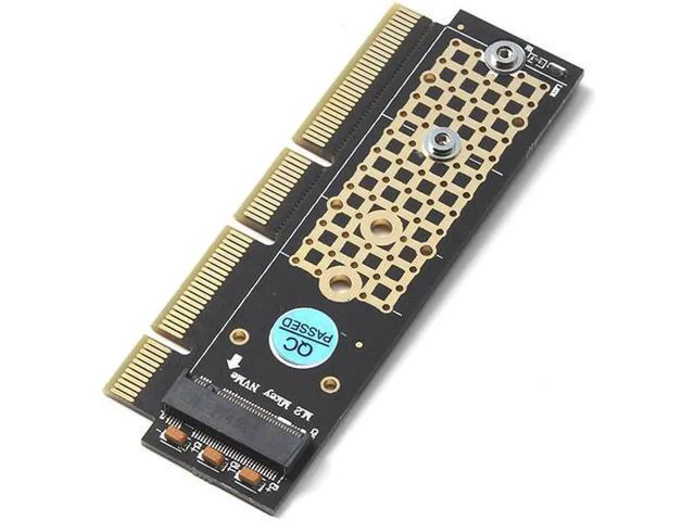 Alt view image 3 of 5 - PCI-E NGFF M.2 NVMe SSD to PCI-E 3.0 16x M Key Port Adapter HDD Extender Expansi