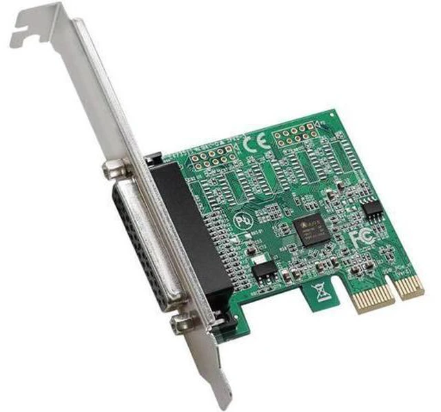 Alt view image 3 of 5 - New High Quality Parallel Port DB25 25Pin pcie riser Card LPT Printer to PCI-E E