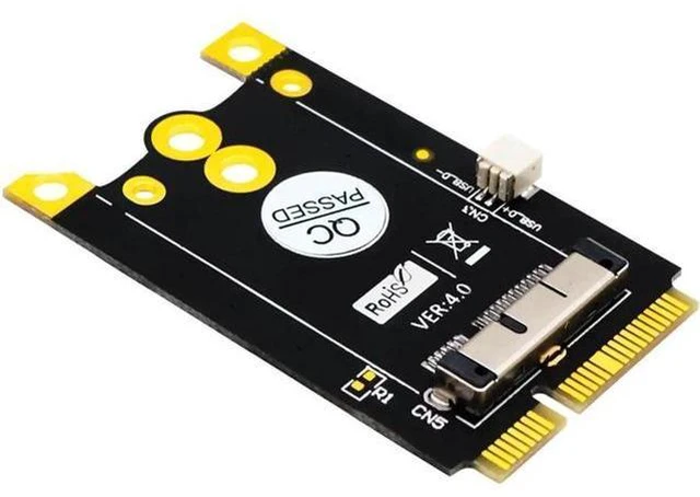 Alt view image 5 of 5 - PCI-E Adapter Module mPCI-e to 12+6 Pin WiFi WLAN Wireless Converter