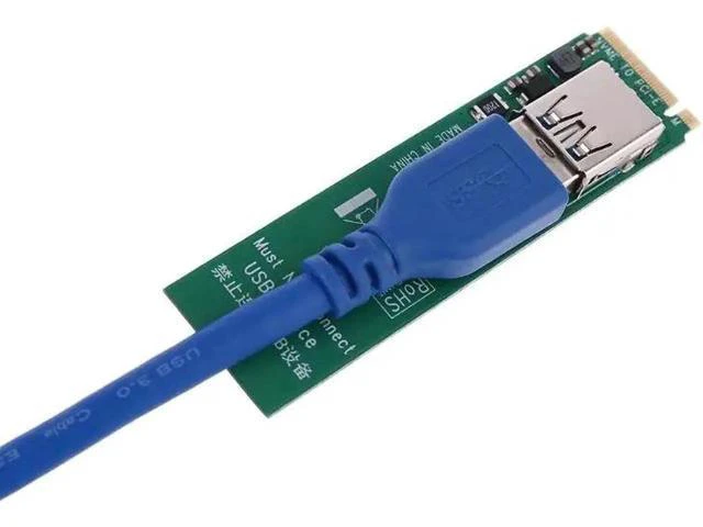 Alt view image 2 of 5 - NVME M.2 to PCI-E X4 Card Extension Port Adapter Expansion Card Graphics Cards P
