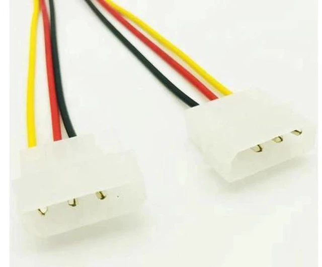 Alt view image 4 of 5 - 5pcs/lot Dual 4 Pin to 6 Pin Molex PCI-E External Graphics Card Power Cable Conv