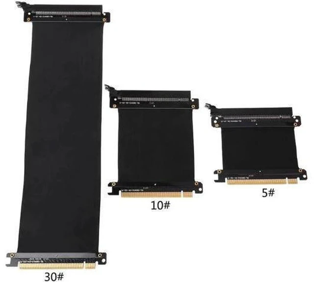 Main image of Express 16x Flexible Cable Riser Card Extension Port Adapter Graphics Video Card