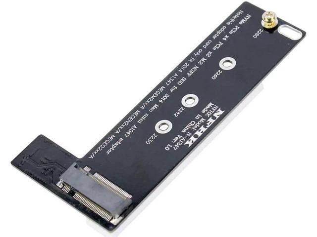 Alt view image 2 of 5 - NVMe M2 SSD Converter Card to for Apply Mac Mini 2014 A1347 MEGEN2 MEGEQ2 Adapte