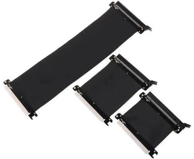 Alt view image 3 of 5 - Express 16x Flexible Cable Riser Card Extension Port Adapter Graphics Video Card