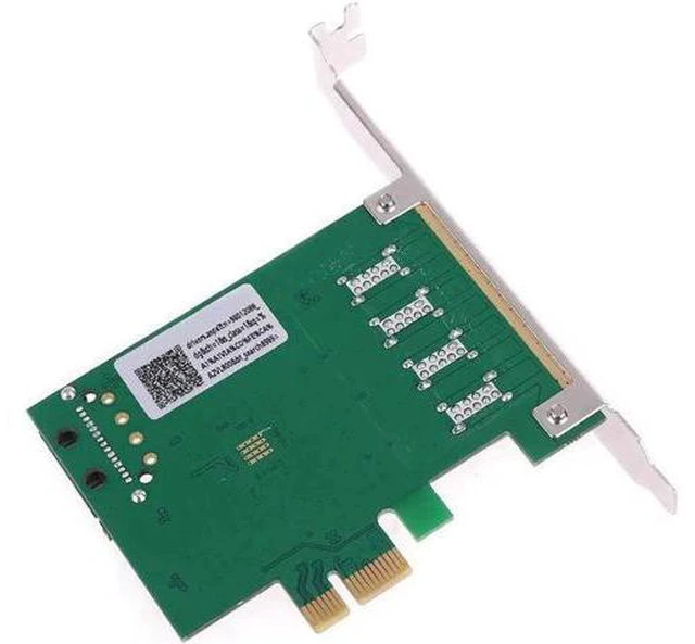Alt view image 2 of 5 - board pci express 4 inputs usb 3.0, 4 inputs usb 3.0 hub adapter 4 inputs usb3.0