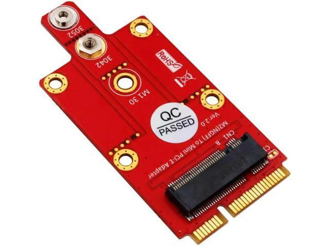 Alt view image 2 of 5 - Key B to Mini PCIE PCI-E Adapter Converter for 3G/4G/5G Module with Screwdriver