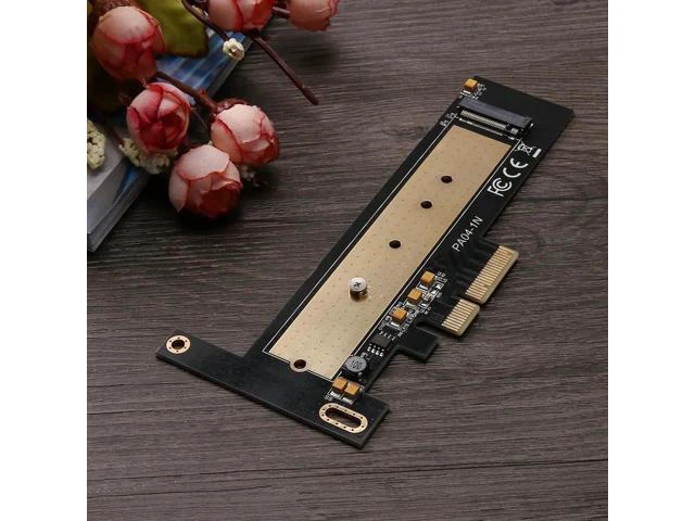 Alt view image 2 of 5 - NVMe SSD to PCIE X4 adapter M Key interface card Suppor PCI-e PCI Express 3.0 x4